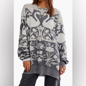 Free people -We The Free Washed black combo Swan Sweater